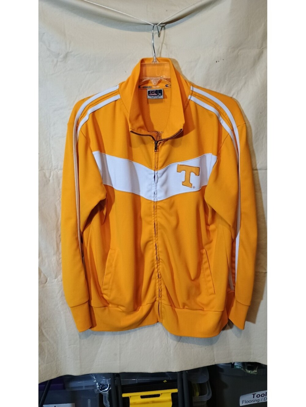 Colosseum Athletics Tennessee Volunteers Yellow Track Jacket XL